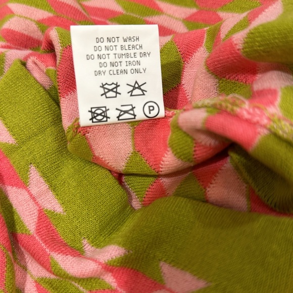 Happy Sheep round neck sweater S- Medium Pink-Orange- Green copper shape design - Picture 6 of 8